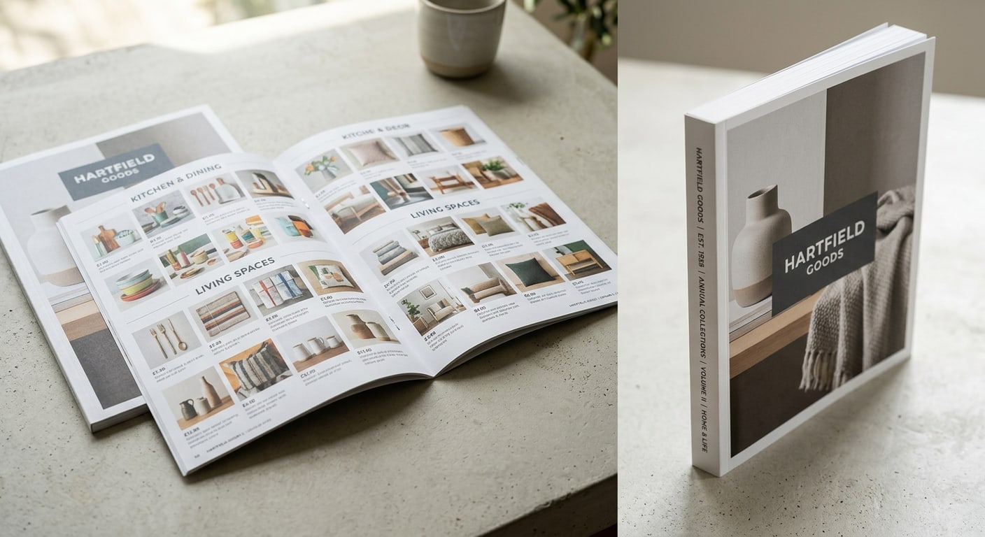 Catalog printing: saddle stitch vs perfect bound