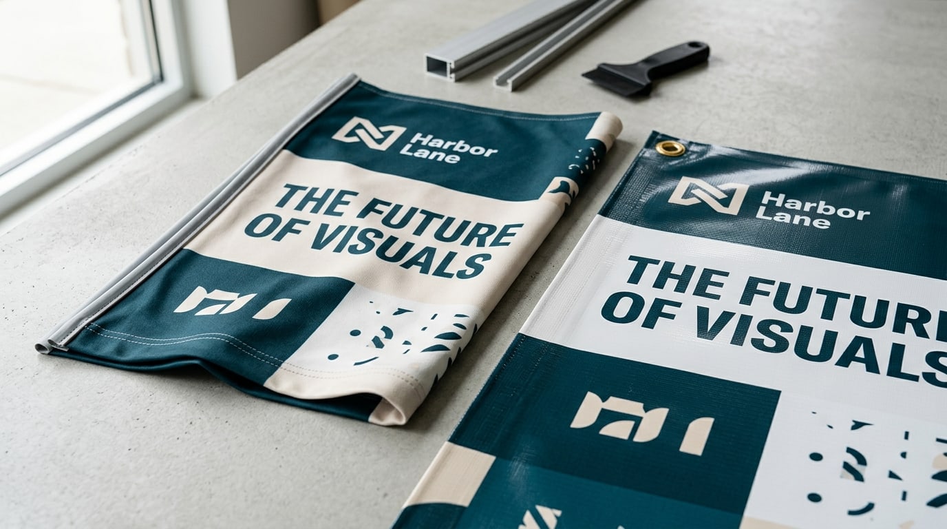 Fabric banners and SEG frames: when the premium is worth it