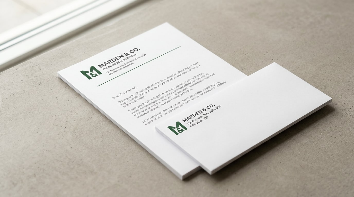 Letterhead and envelopes: why the matched set still matters