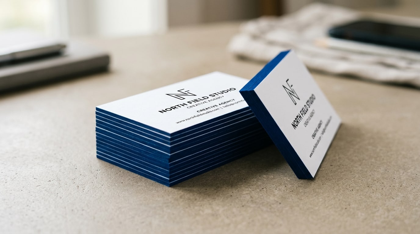 Painted edge business cards: when 32pt thickness is worth the upcharge