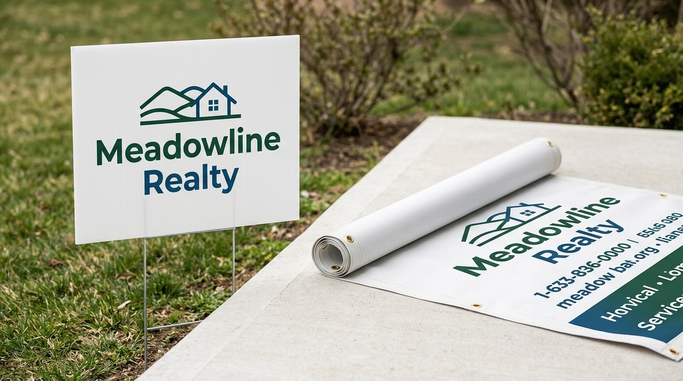 Yard signs vs banners: when each one wins