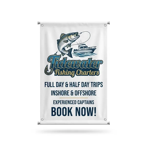 15oz Double Sided Blockout Banner