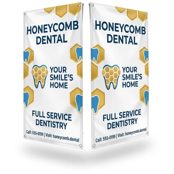 18oz Double Sided Blockout Banner