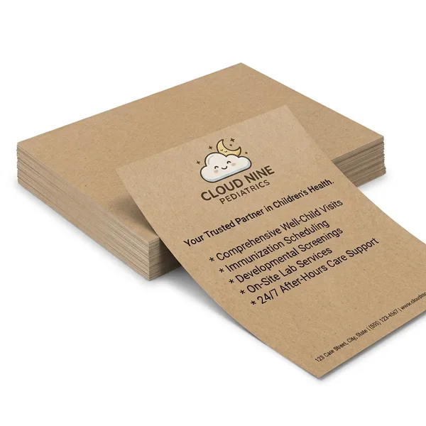 Brown Kraft Sell Sheets