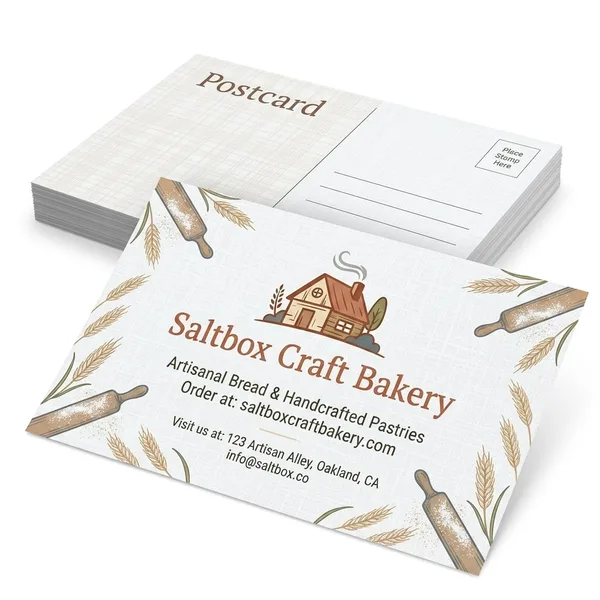 Linen Uncoated Postcards