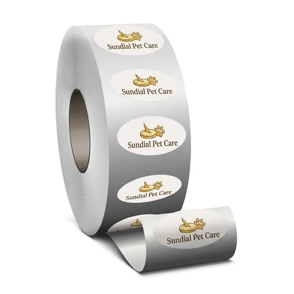 Oval Roll Labels