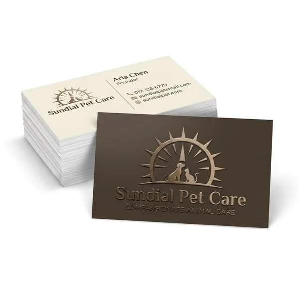 Raised Spot UV Business Cards