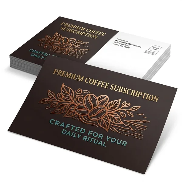 Raised Spot UV Postcards