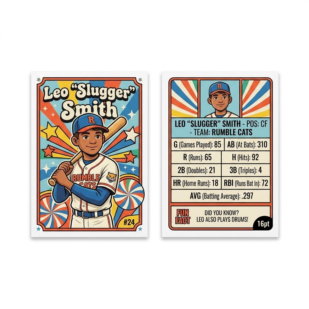 16pt Trading Cards