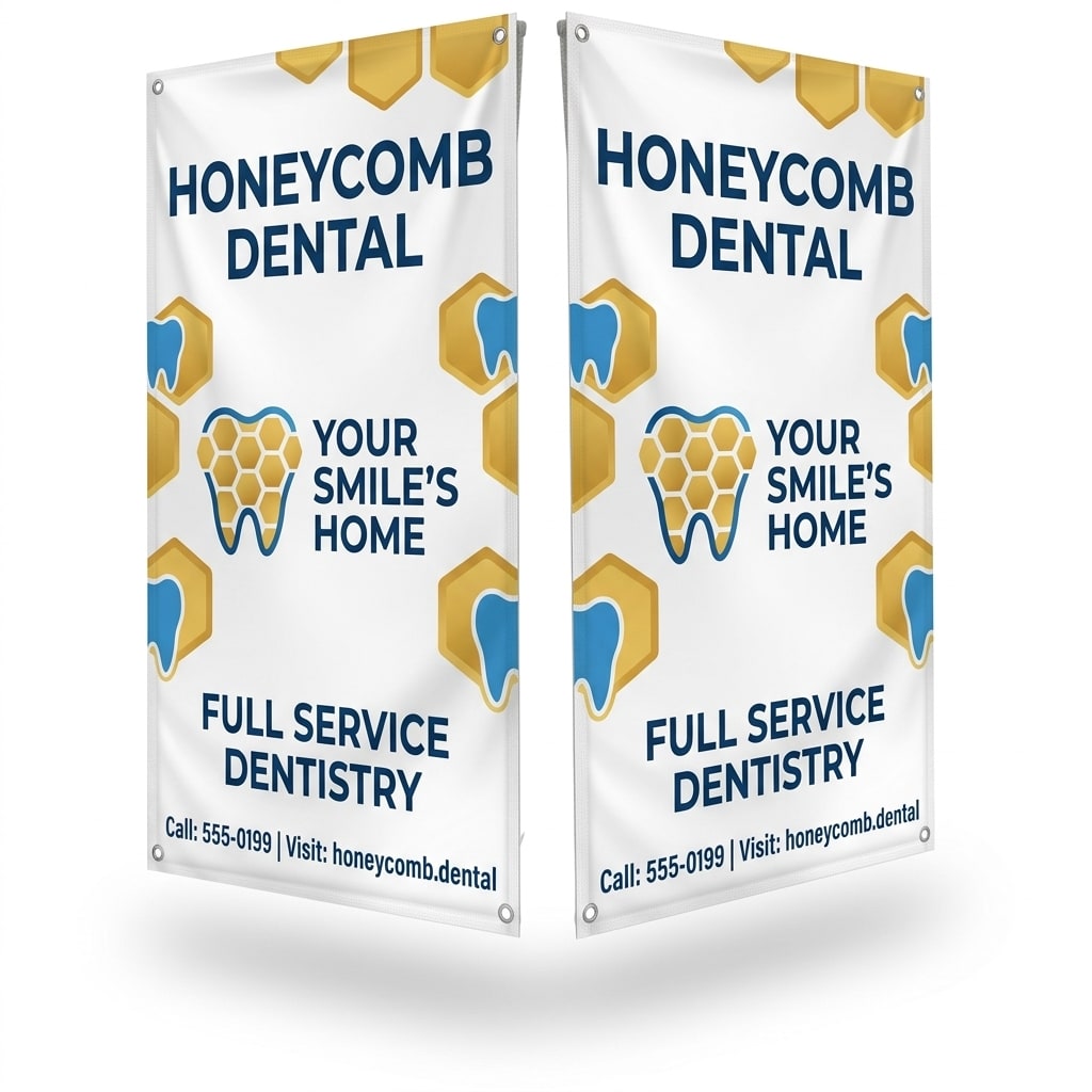 18oz Double Sided Blockout Banner