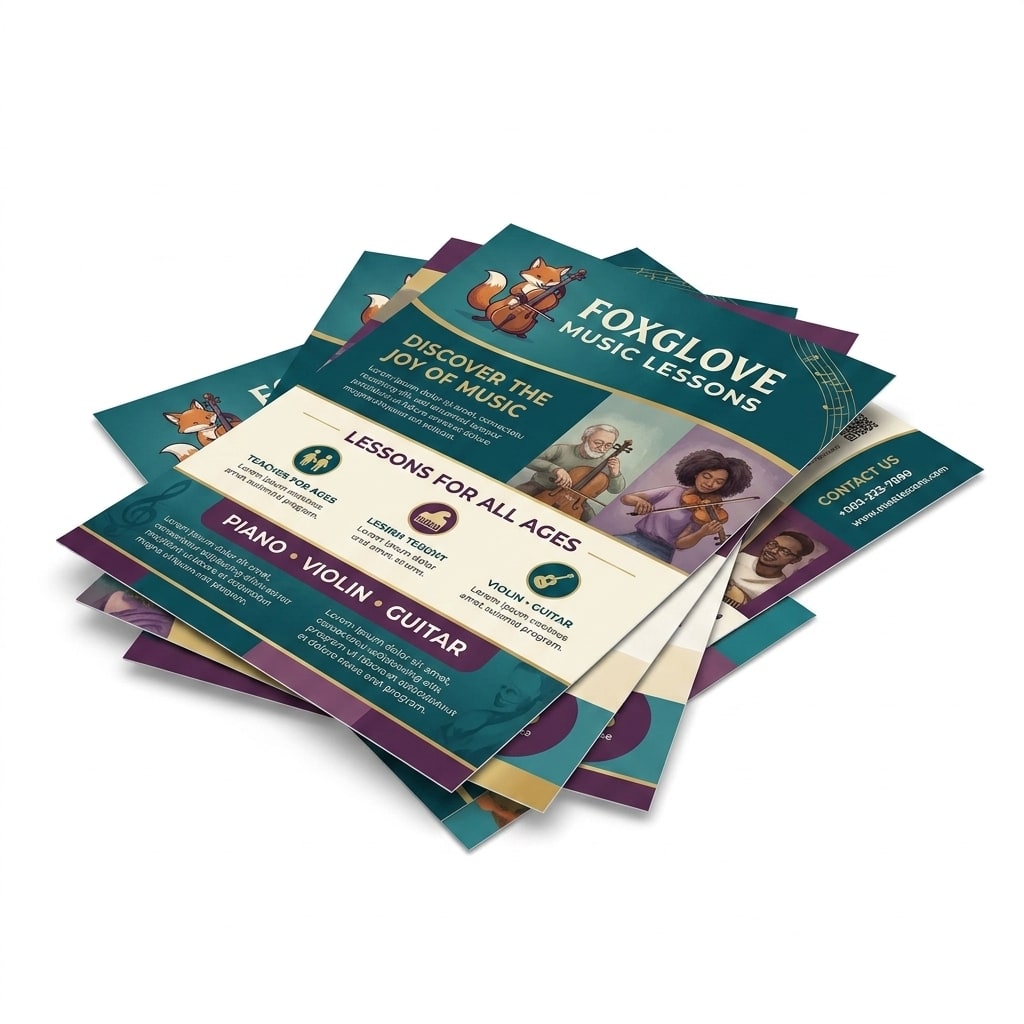 Flat Flyers Brochures
