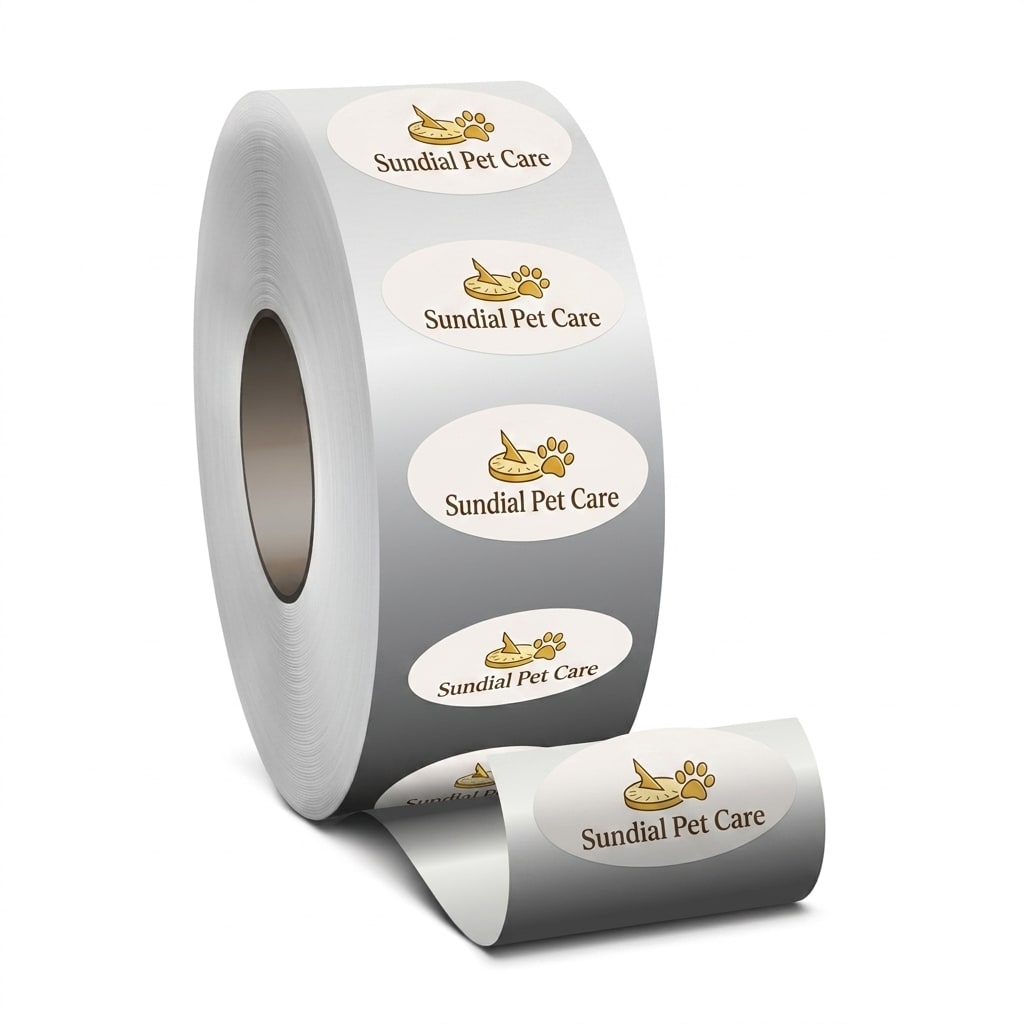 Oval Roll Labels