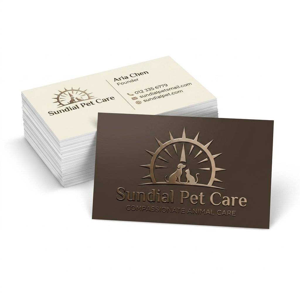 Raised Spot UV Business Cards