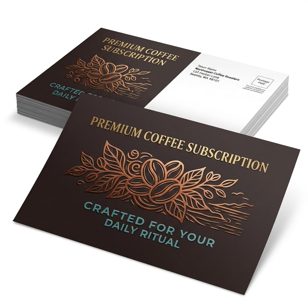 Raised Spot UV Postcards