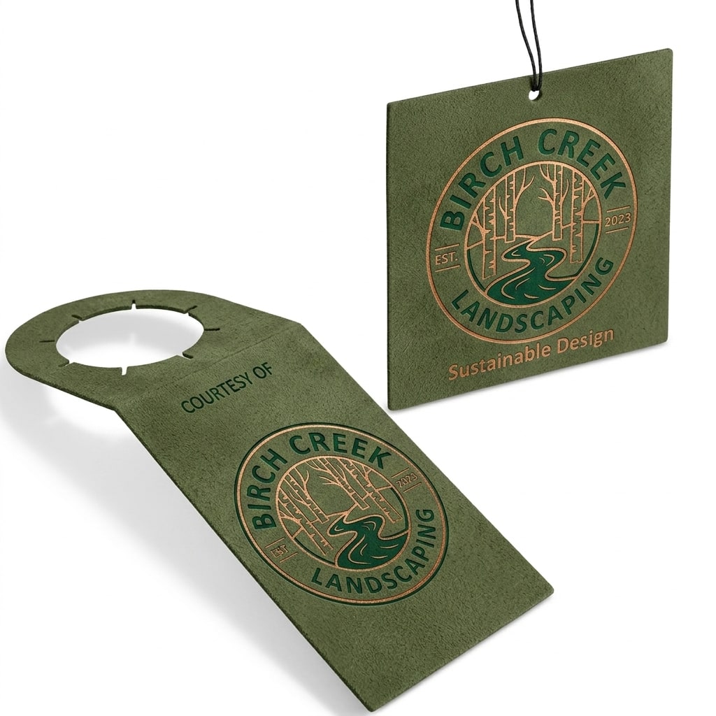 Suede Hang Tags