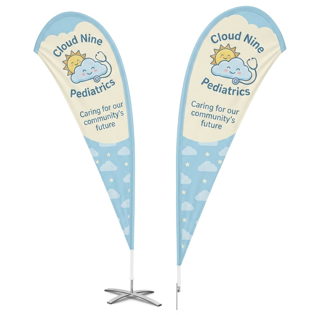 Single and Double Sided Teardrop Flags