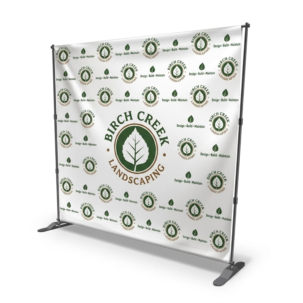 Telescopic Backdrop Banner Stands